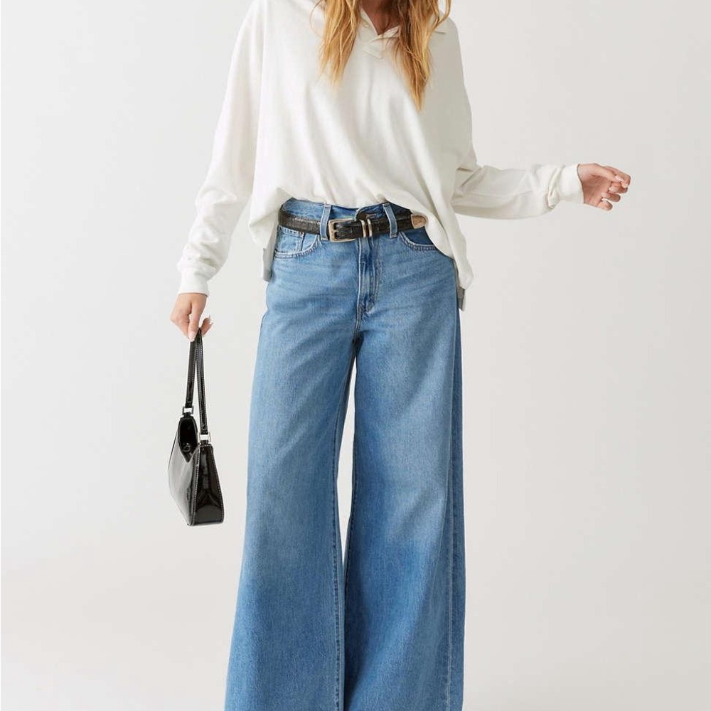 Levi's Light Blue wide leg Jeans